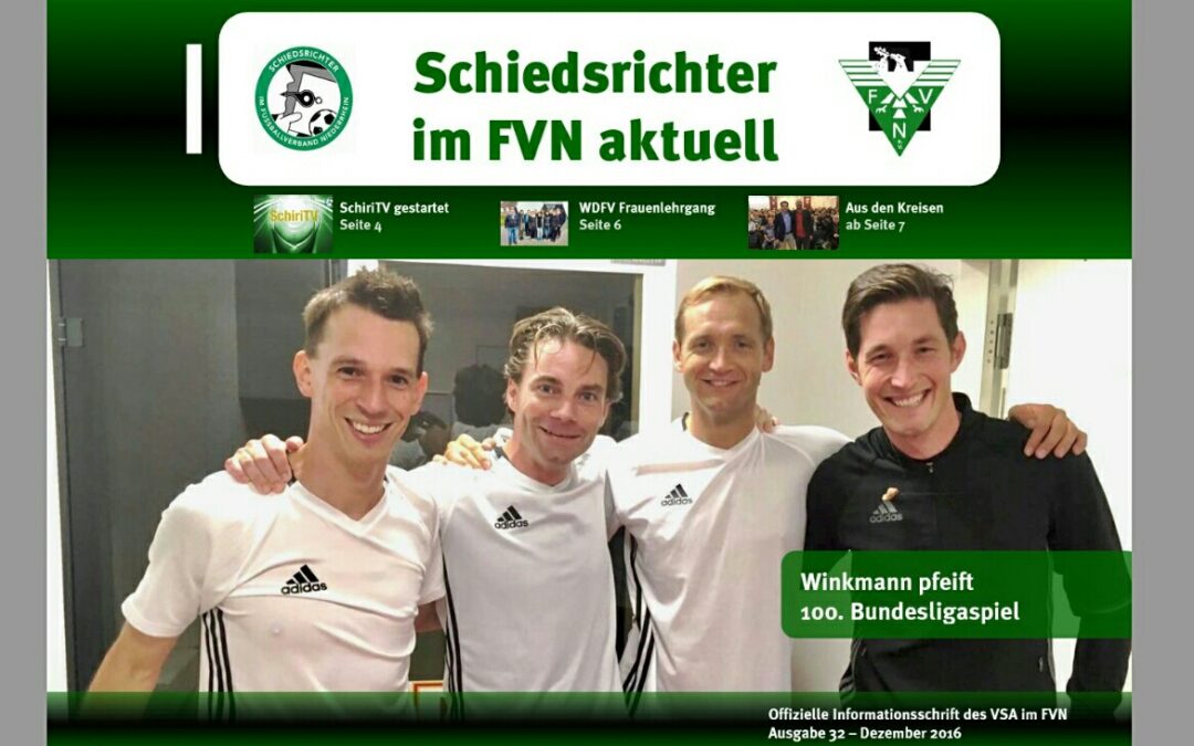 Schiedsrichter im FVN Aktuell