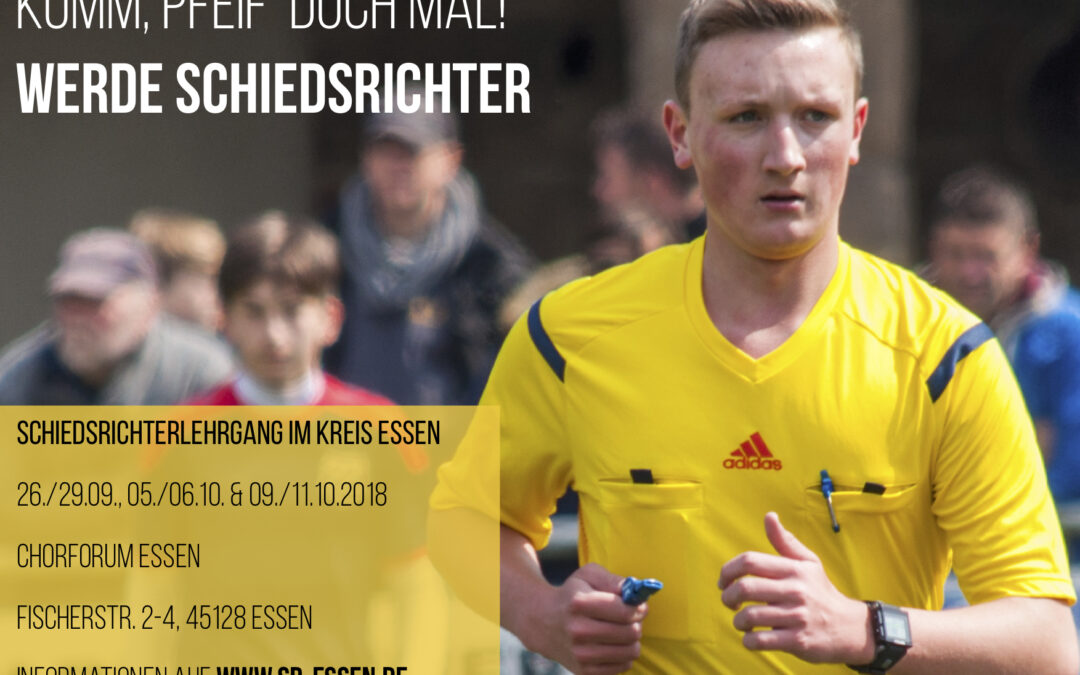 Triff die richtige Entscheidung – Werde Schiedsrichter!