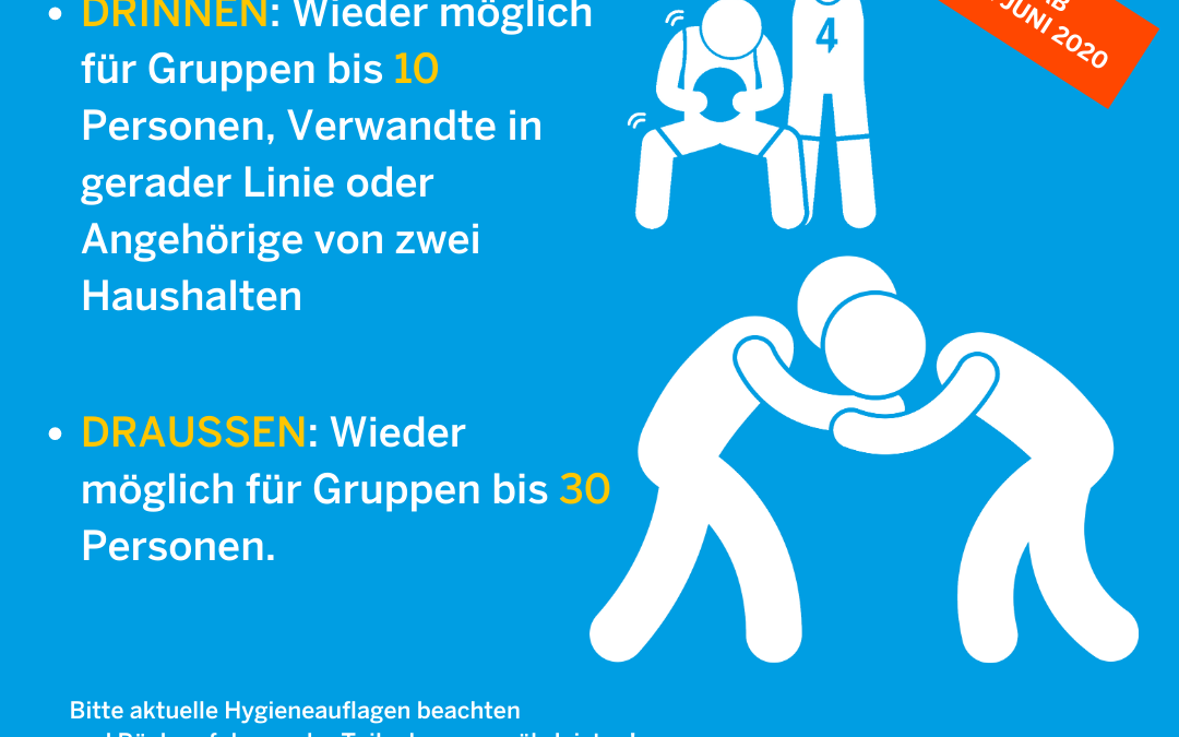 Corona-Schutzverordnung:  bis zu 30 Spieler sind erlaubt