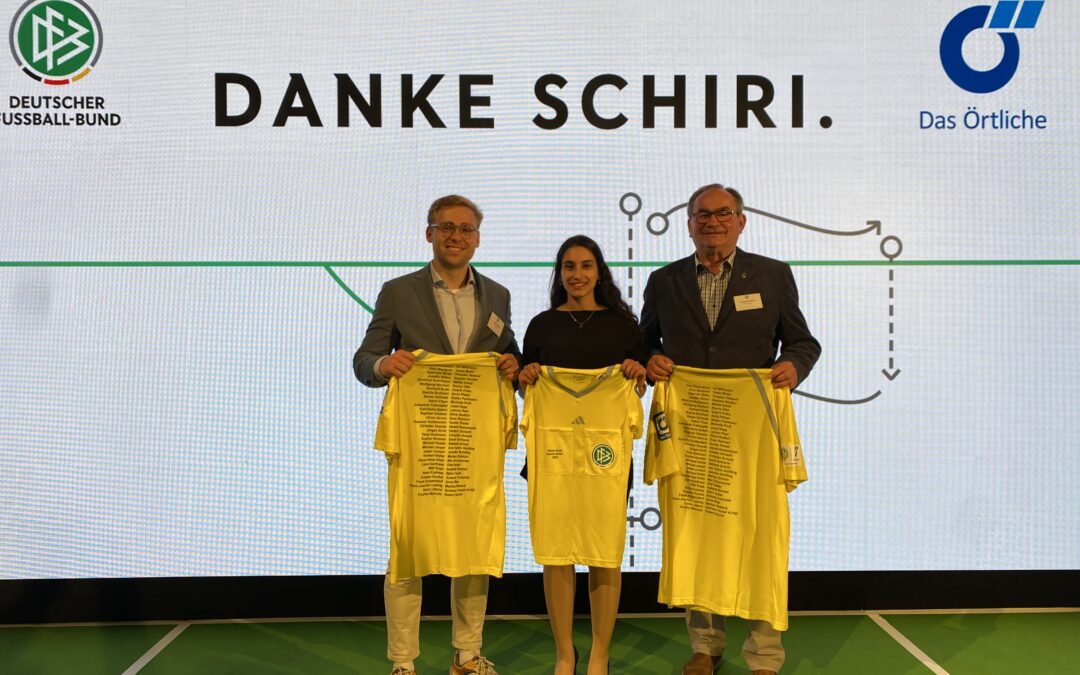 Cedrik Pelka in Frankfurt geehrt